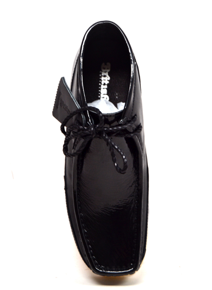 British Walkers Walker Men's Navy Patent and Leather Casual Shoes view 8