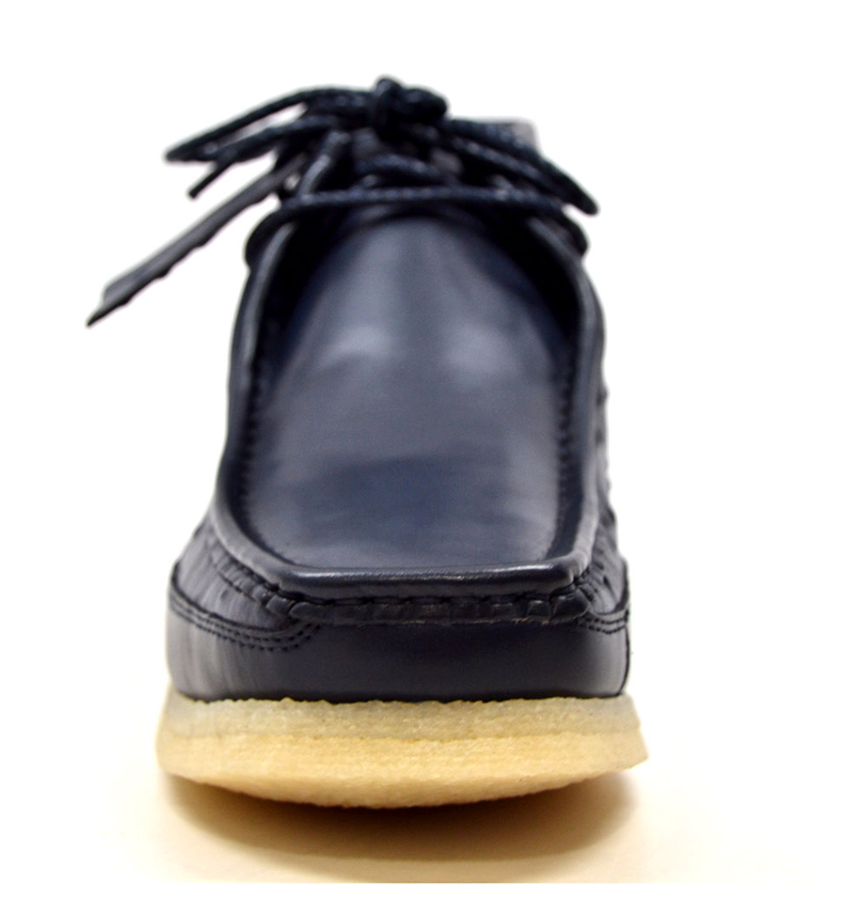 British Walkers Walker Men's Black Ostrich Leather Casual Shoes view 28