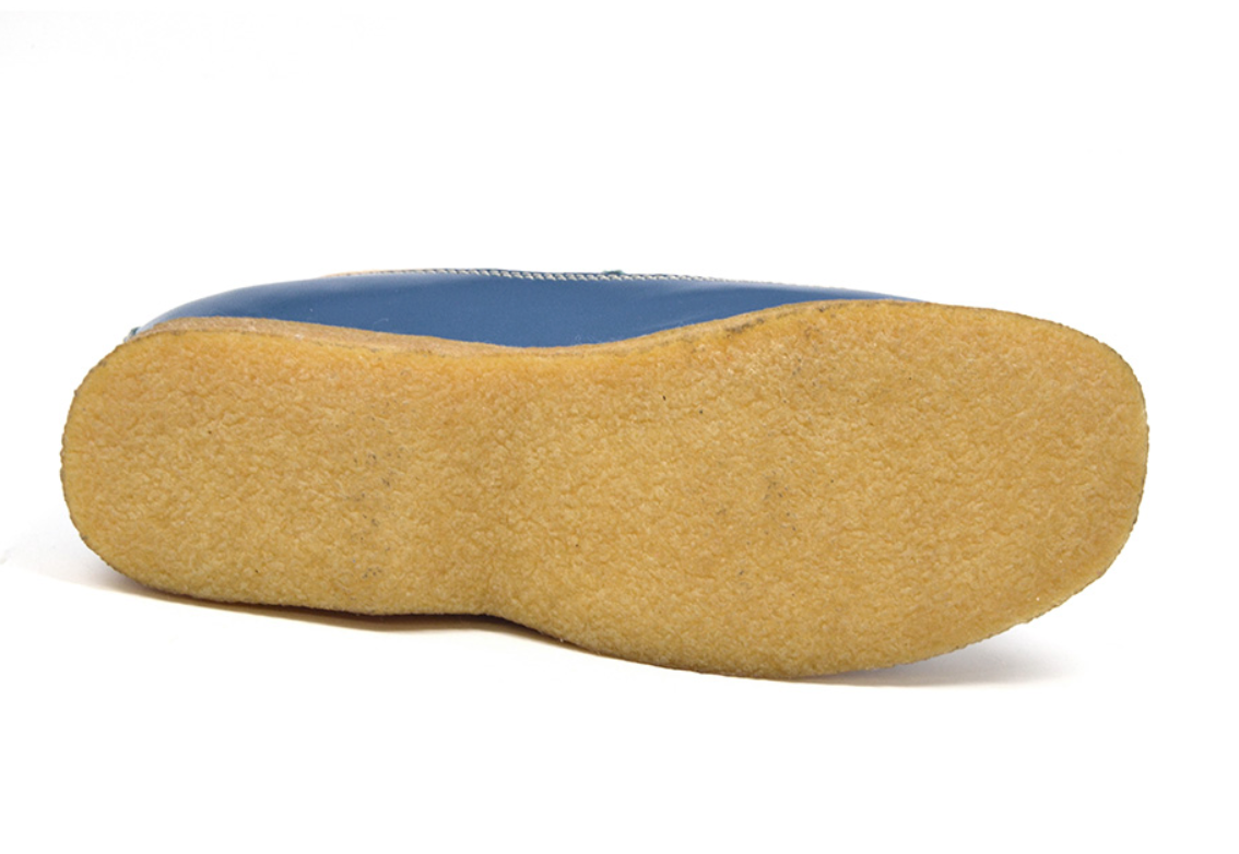 British Walkers Apollo 2 Men's Limited Edition Beige and Blue Snake Skin and Leather Slip On Shoes view 19