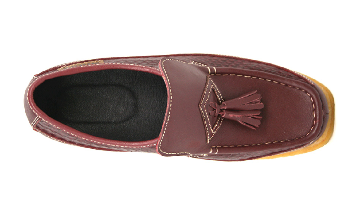 British Walkers Brooklyn 2 Snake Skin & Leather Slip-On Shoe With Classic Moc Toe — product view 6