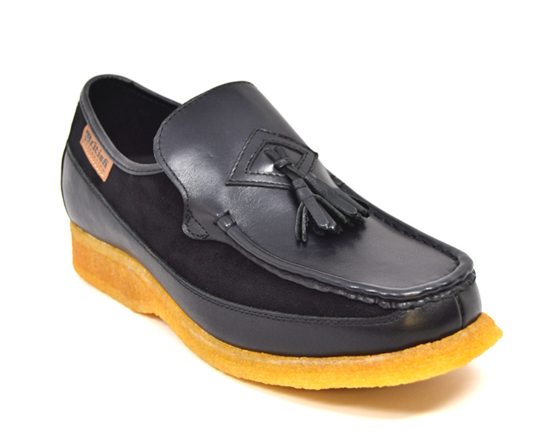 British Walkers Brooklyn I Leather & Suede Slip-On Shoe With Tassel Detailing — product view 24