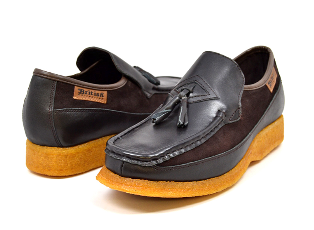 British Walkers Brooklyn I Leather & Suede Slip-On Shoe With Tassel Detailing — product view 13