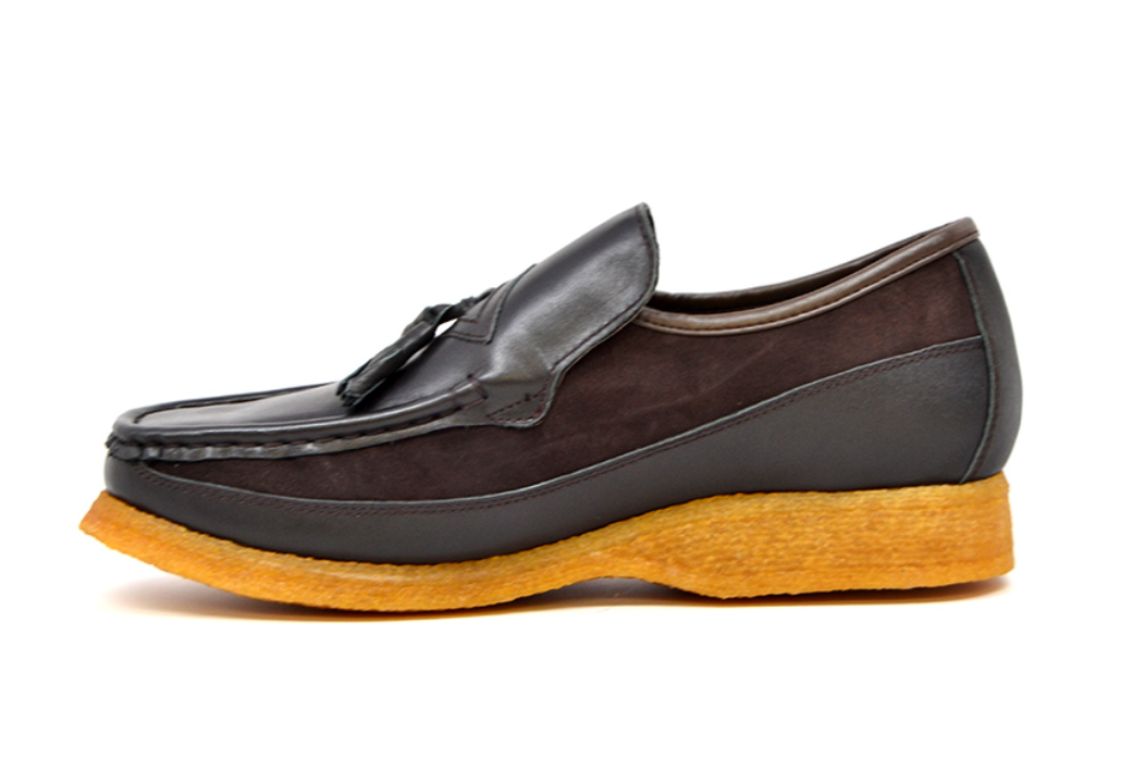 British Walkers Brooklyn I Leather & Suede Slip-On Shoe With Tassel Detailing — product view 17