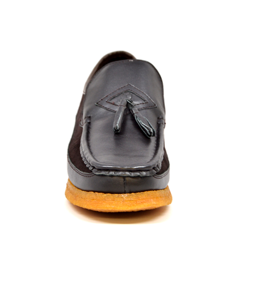 British Walkers Brooklyn I Leather & Suede Slip-On Shoe With Tassel Detailing — product view 14