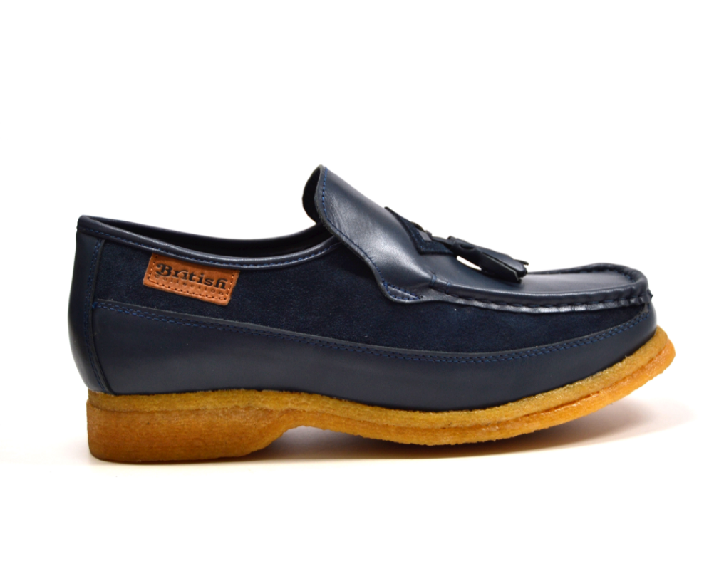British Walkers Brooklyn I Leather & Suede Slip-On Shoe With Tassel Detailing — product view 10