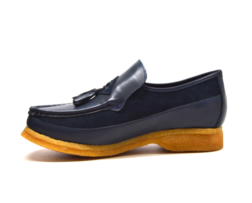 British Walkers Brooklyn I Leather & Suede Slip-On Shoe With Tassel Detailing — product view 9