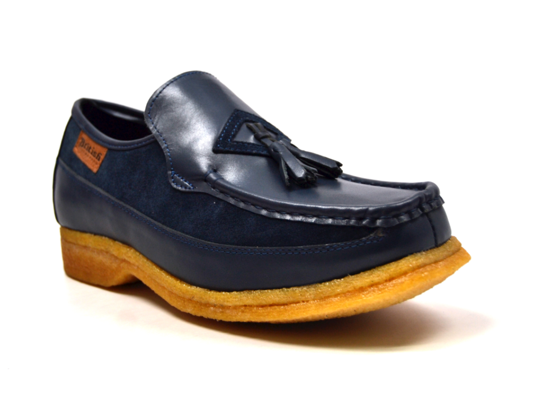 British Walkers Brooklyn I Leather & Suede Slip-On Shoe With Tassel Detailing — product view 8