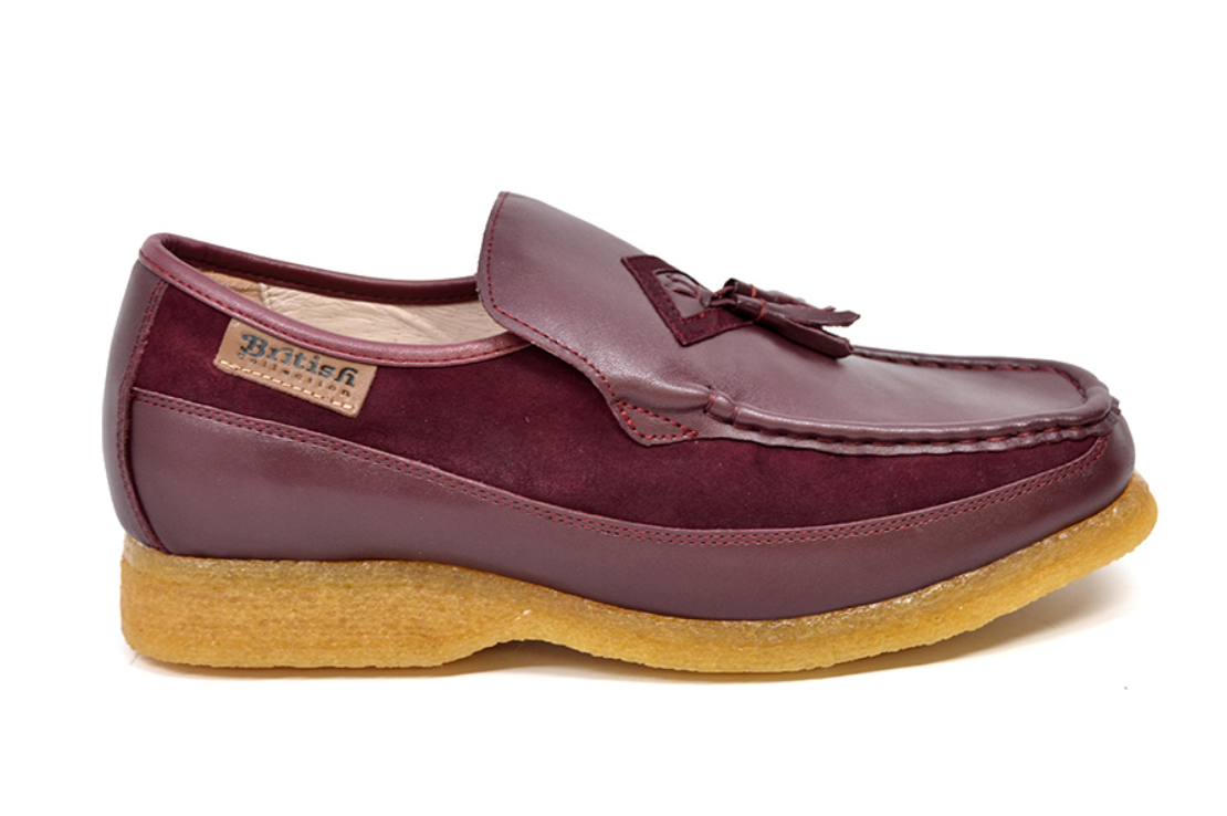 British Walkers Brooklyn I Leather & Suede Slip-On Shoe With Tassel Detailing — product view 6