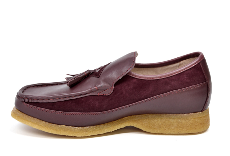 British Walkers Brooklyn I Leather & Suede Slip-On Shoe With Tassel Detailing — product view 5