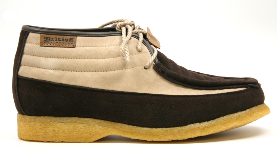 British Walkers Castle Men's Black Suede Lace Up Shoes with Crepe Sole view 10