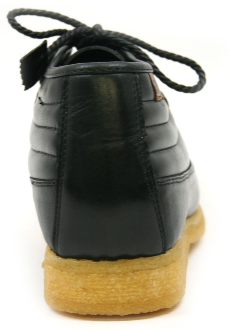 British Walkers Castle Men's Black Suede Lace Up Shoes with Crepe Sole view 24