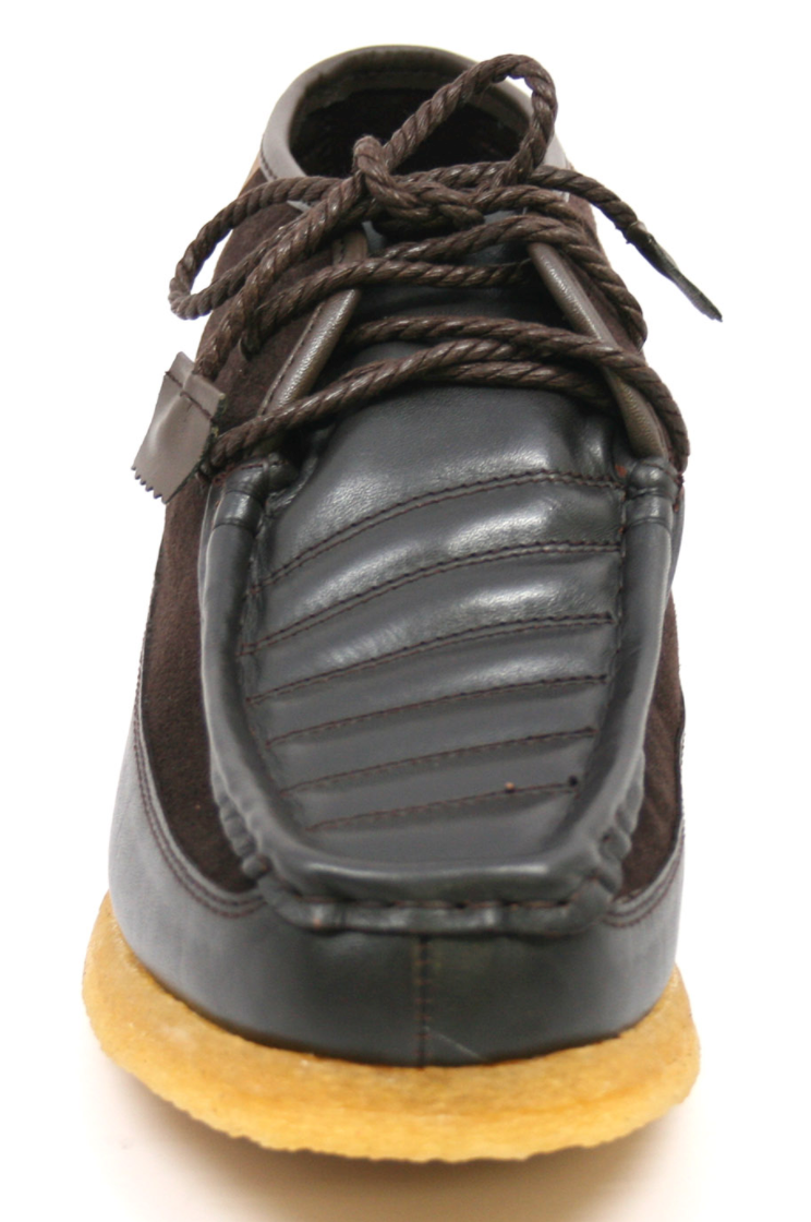 British Walkers Castle Men's Black Suede Lace Up Shoes with Crepe Sole view 38