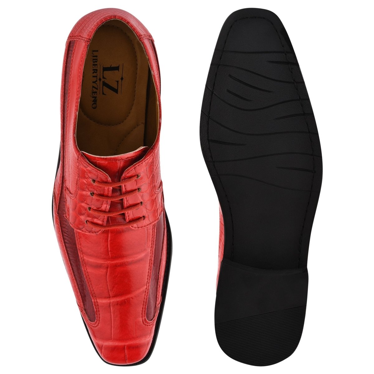 Liberty Zeno Sculpt Leather Oxford Style Dress Shoes