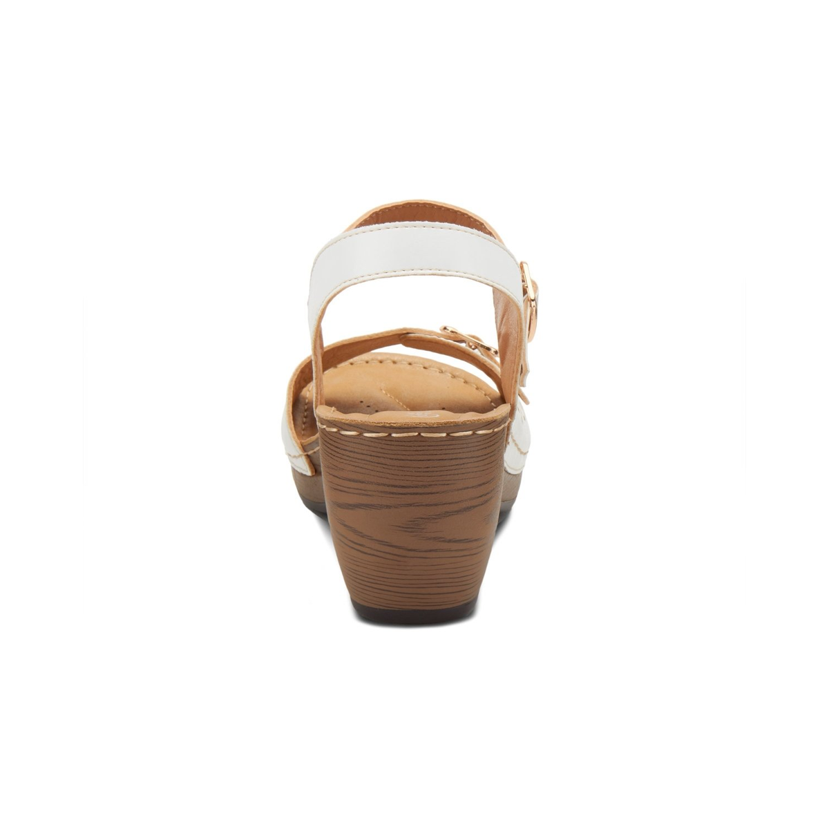 Patrizia Shantay White sandal, rear view