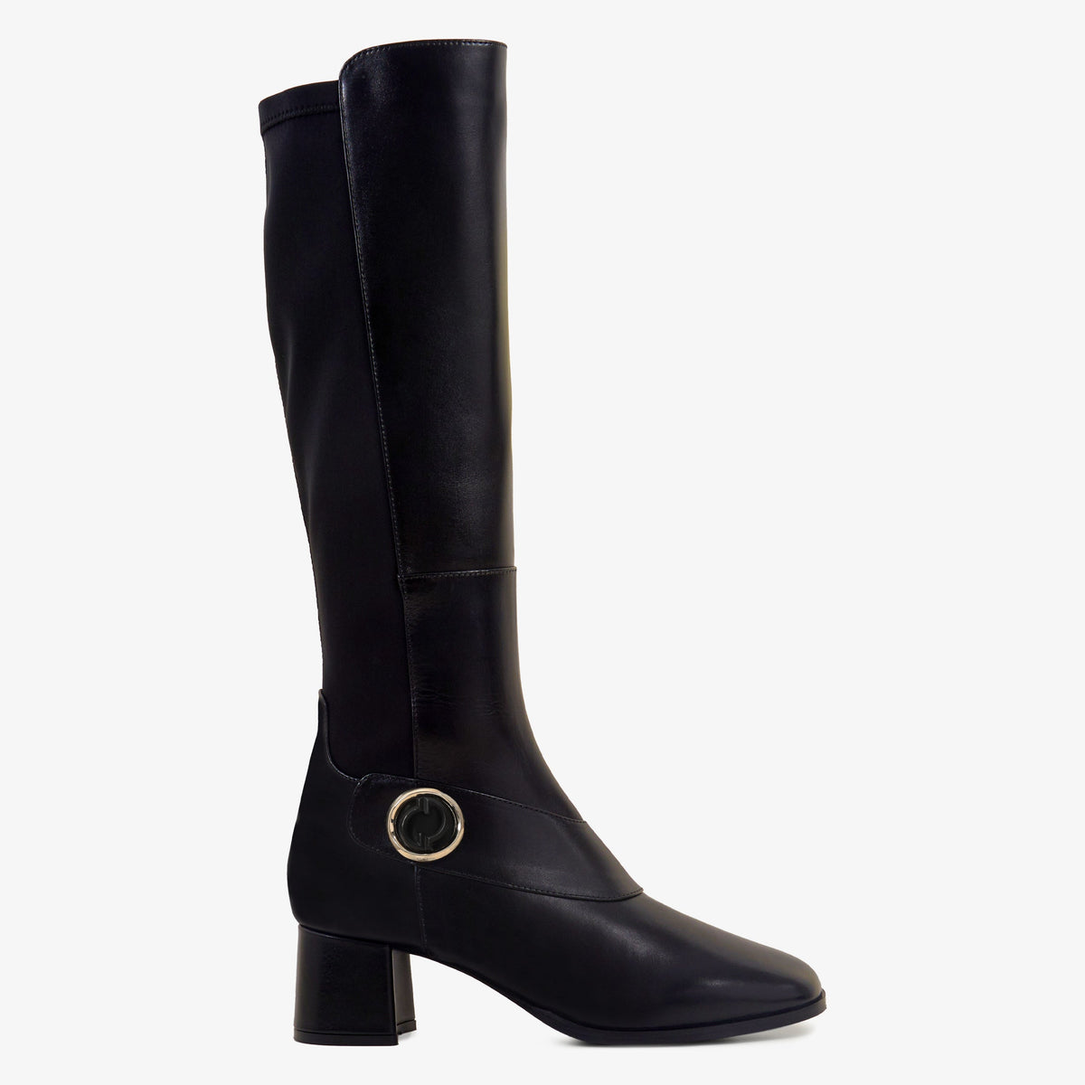 Vinci Leather The Windsor Black Leather Knee High Women Boot – product view 6