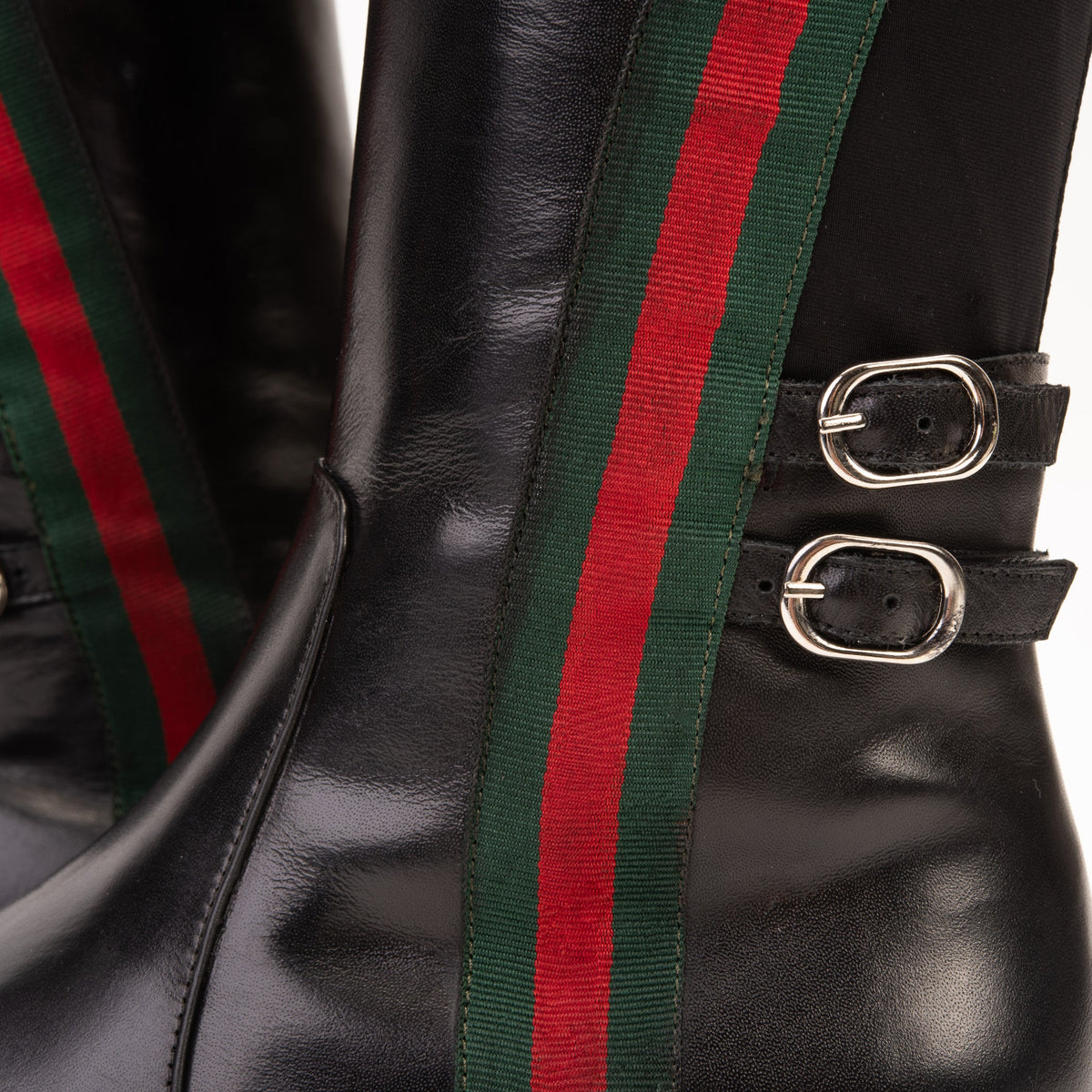 Vinci Leather The Manhattan Luxe Black Leather Knee - High Boot – product view 5