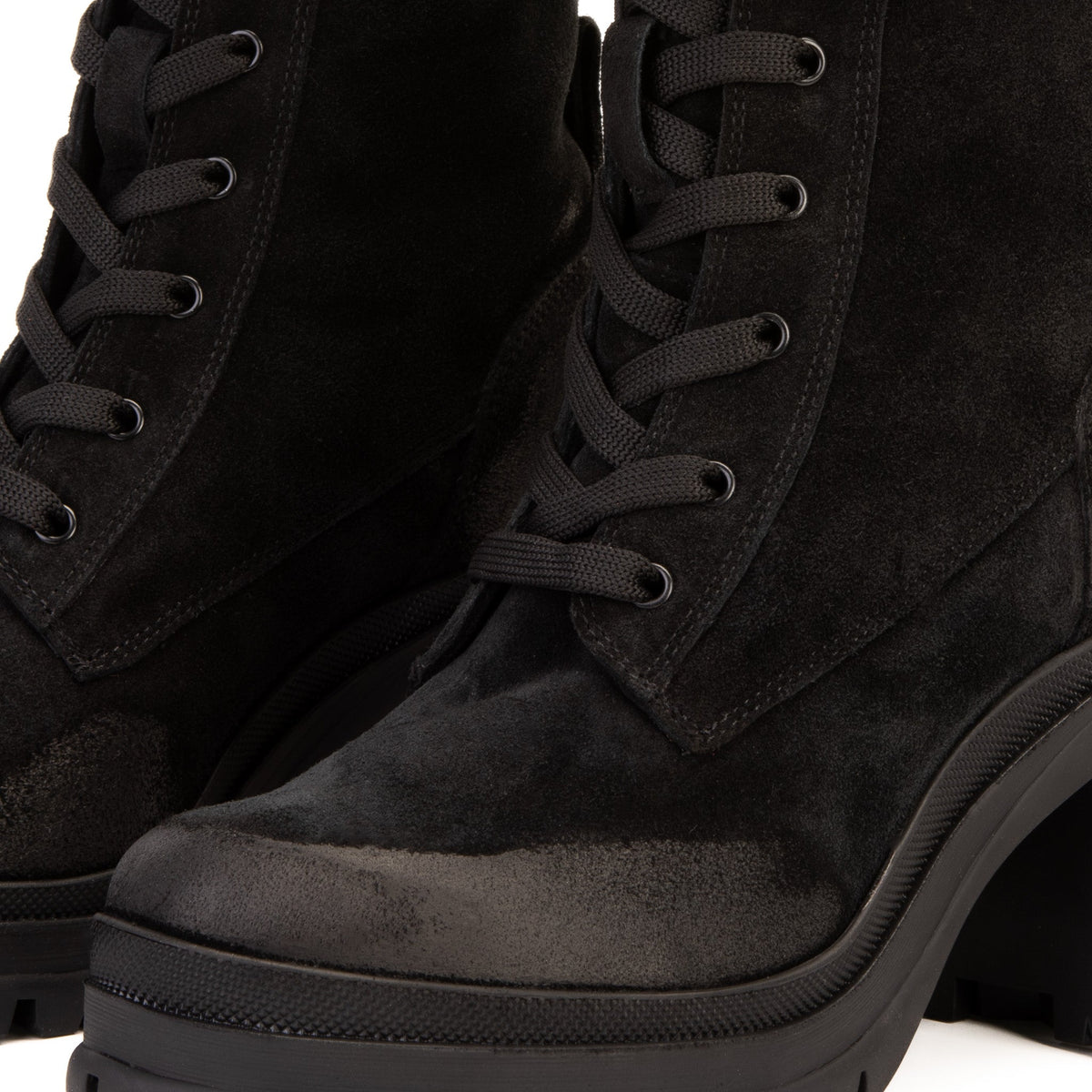 Vinci Leather The Elera Black Leather Block Heel Women Boot – product view 2