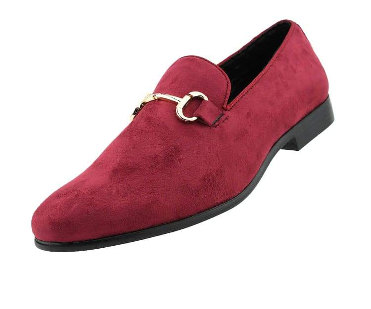 Amali Bradford Raspberry Slip-On Shoes — product view 1