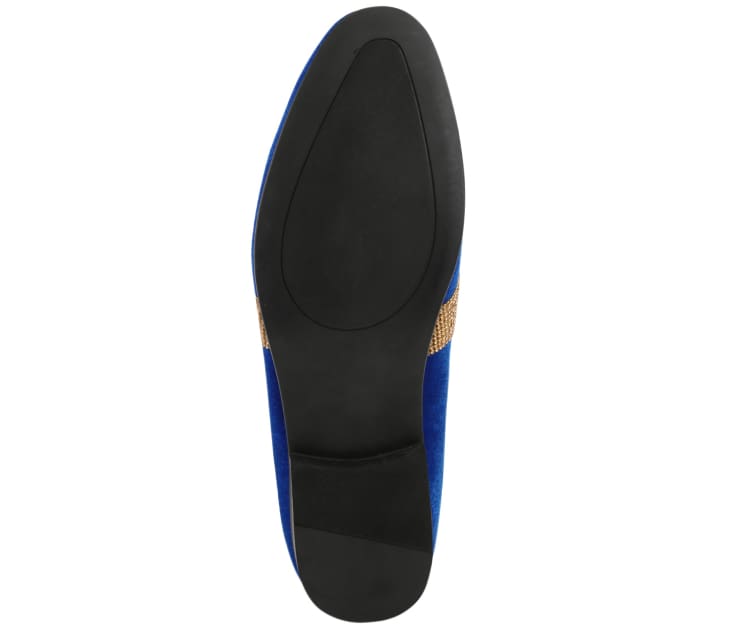 Amali Monarch Royal Gold Slip-On Shoes — product view 5