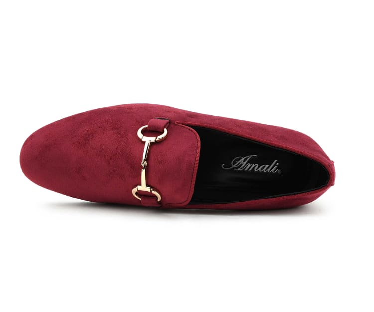 Amali Bradford Raspberry Slip-On Shoes — product view 4