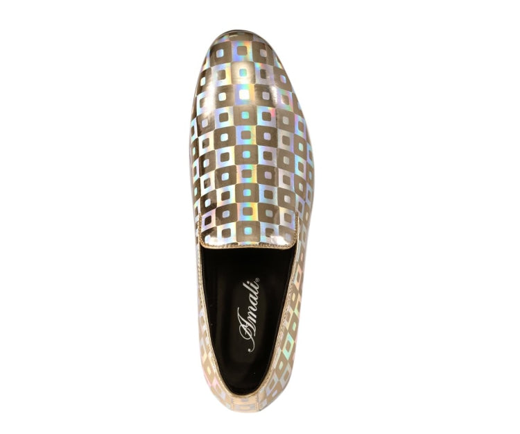 Amali Kodiak Gold Slippers — product view 3