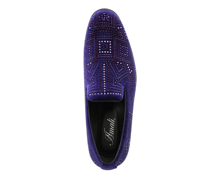 Amali Enzo Purple Slippers — product view 3