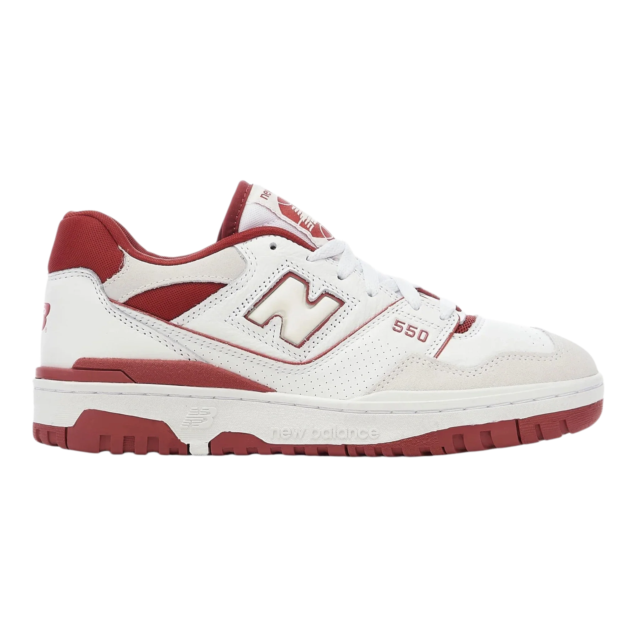 New Balance 550 Men Sneaker Terracotta White Red