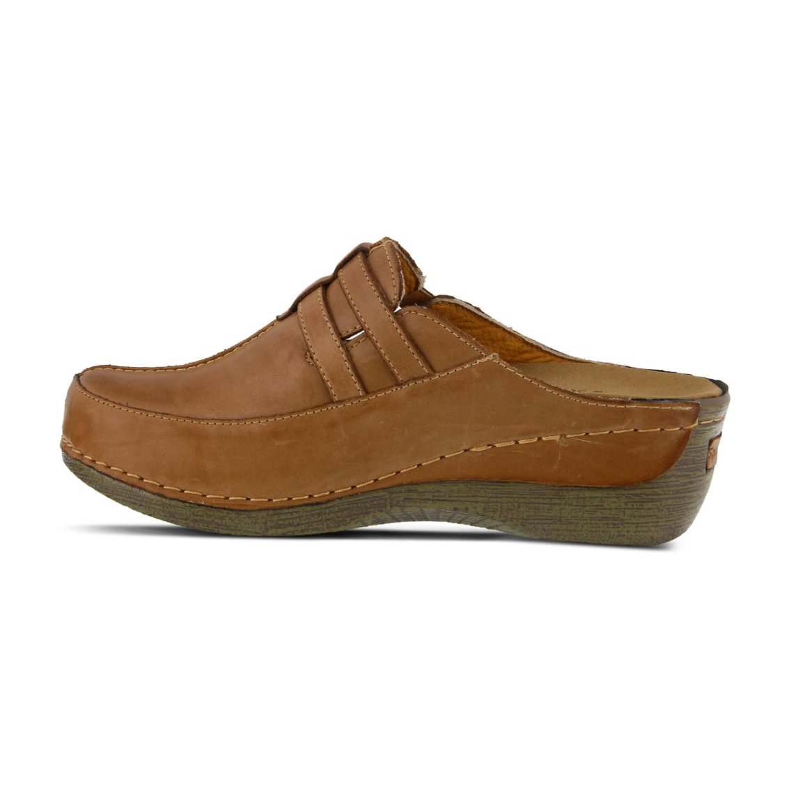 Spring Step Shoes Happy Women's Leather Slip On Clogs