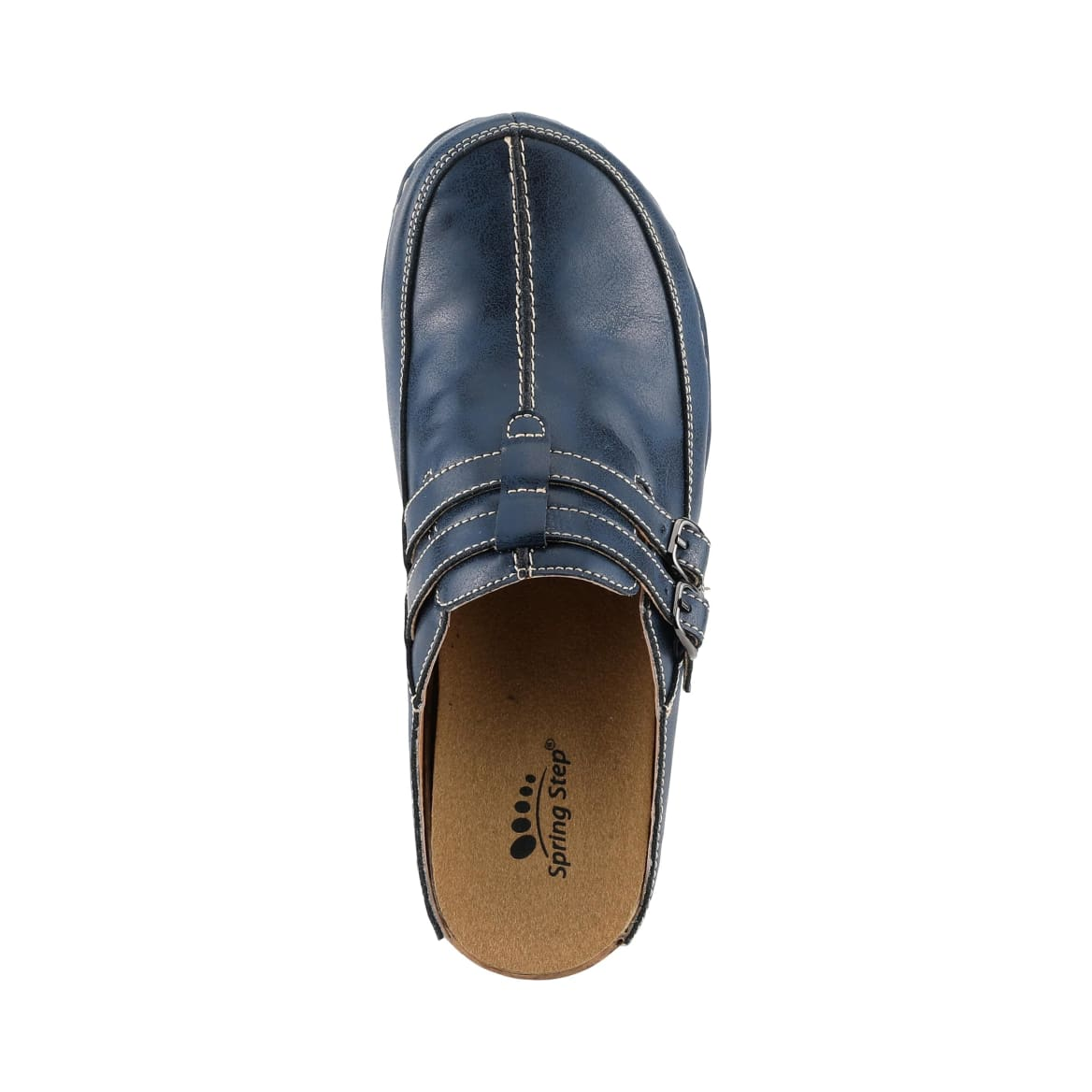 Spring Step Shoes Happy Women's Leather Slip On Clogs