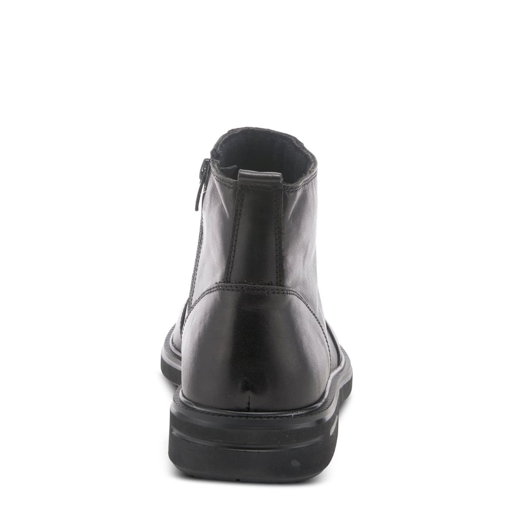 Spring Step Shoes Abram Men's Black Premium Leather Ankle Boots