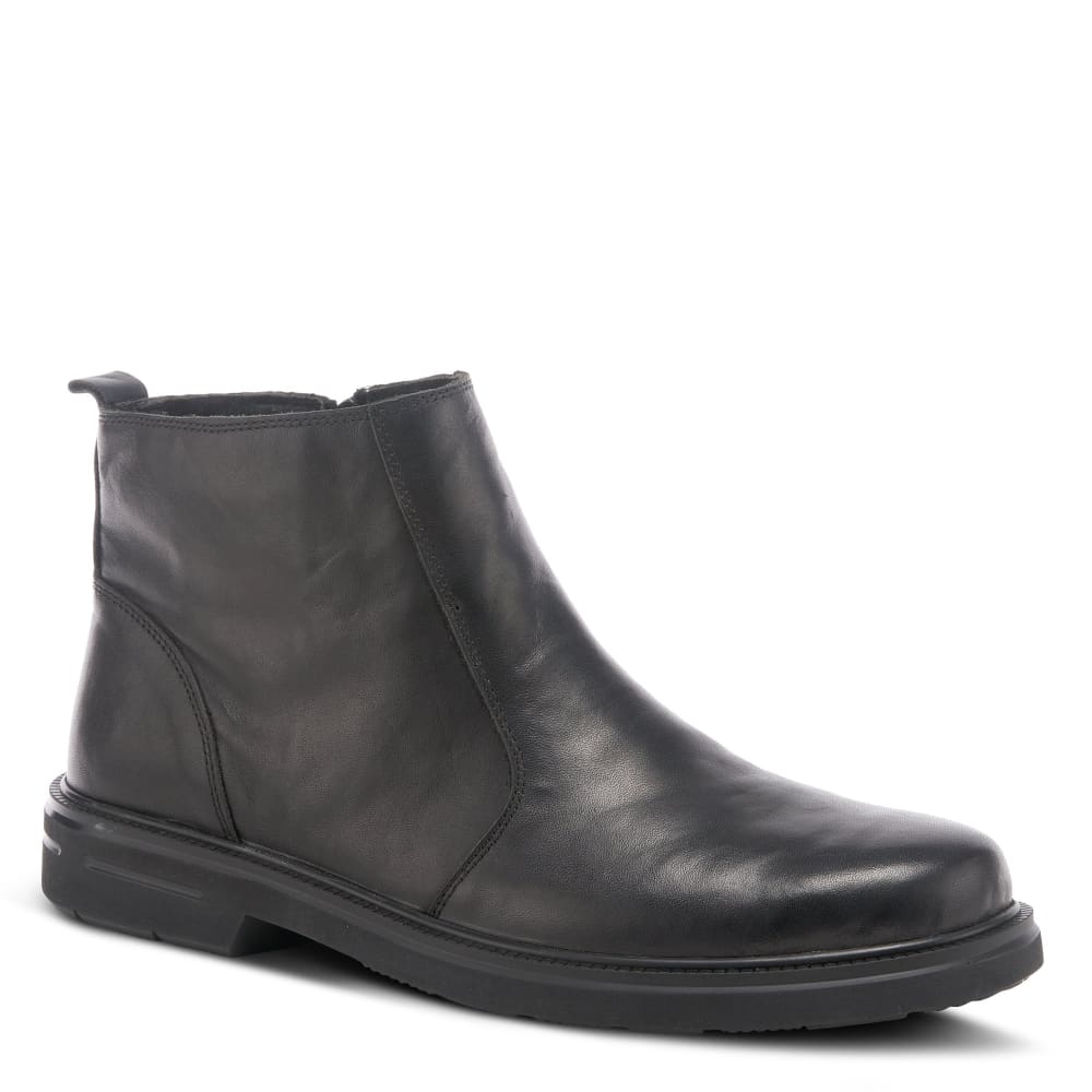 Spring Step Shoes Abram Men's Black Premium Leather Ankle Boots