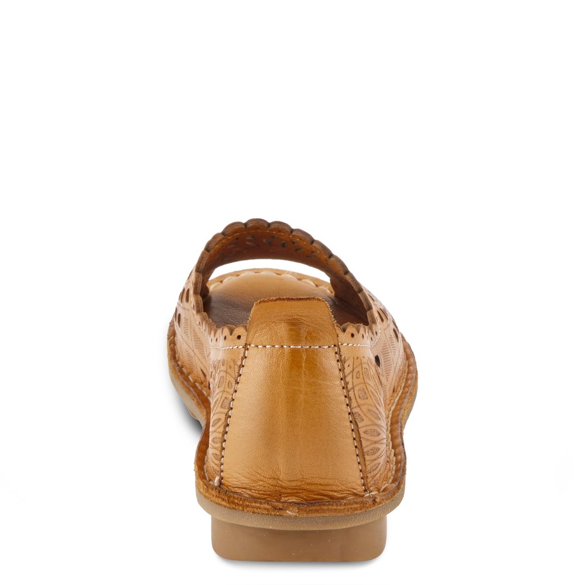 Spring Step Shoes Brandal Women’s Leather Peep Toe Flats