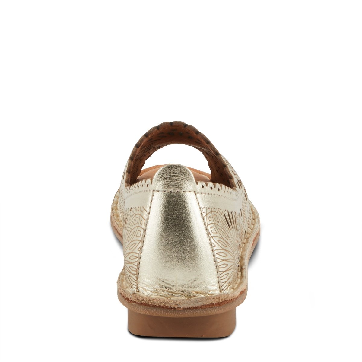 Spring Step Shoes Brandal Women’s Leather Peep Toe Flats