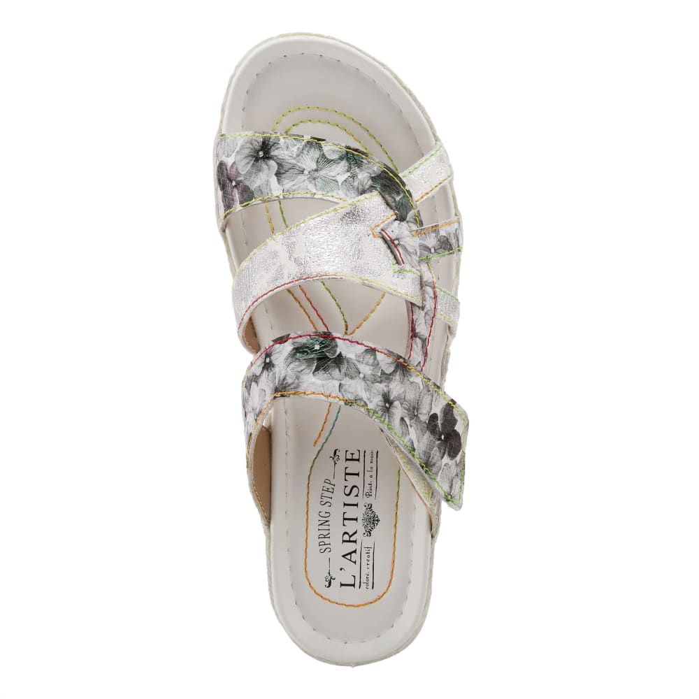 Spring Step Shoes Caiman Hand Painted Sandals