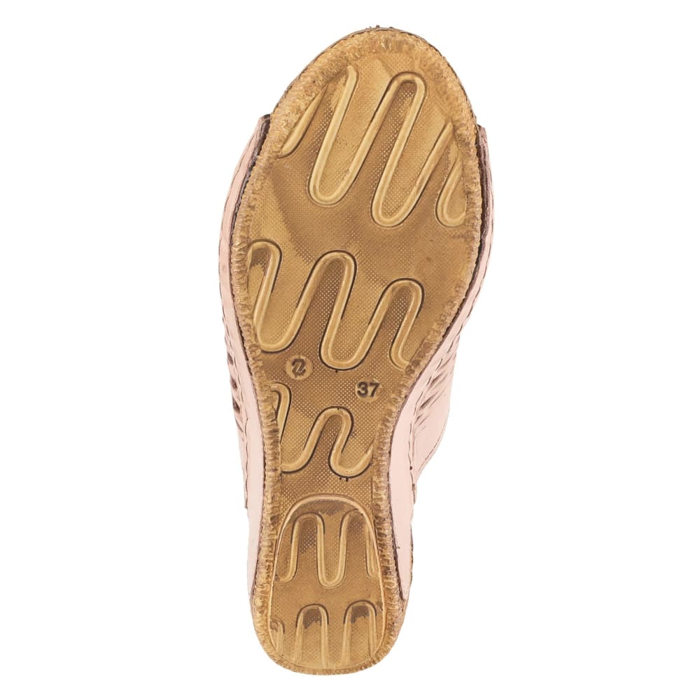 Spring Step Shoes Cunacena Women's Leather Slide Sandals