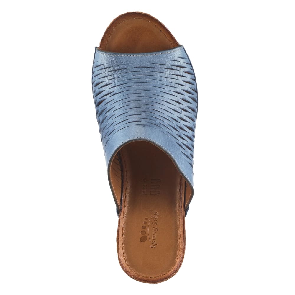 Spring Step Shoes Cunacena Women's Leather Slide Sandals