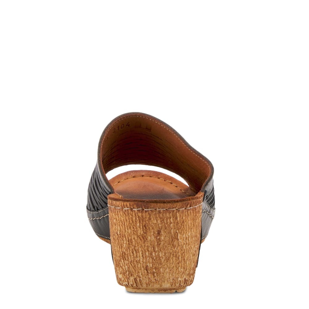 Spring Step Shoes Cunacena Women's Leather Slide Sandals