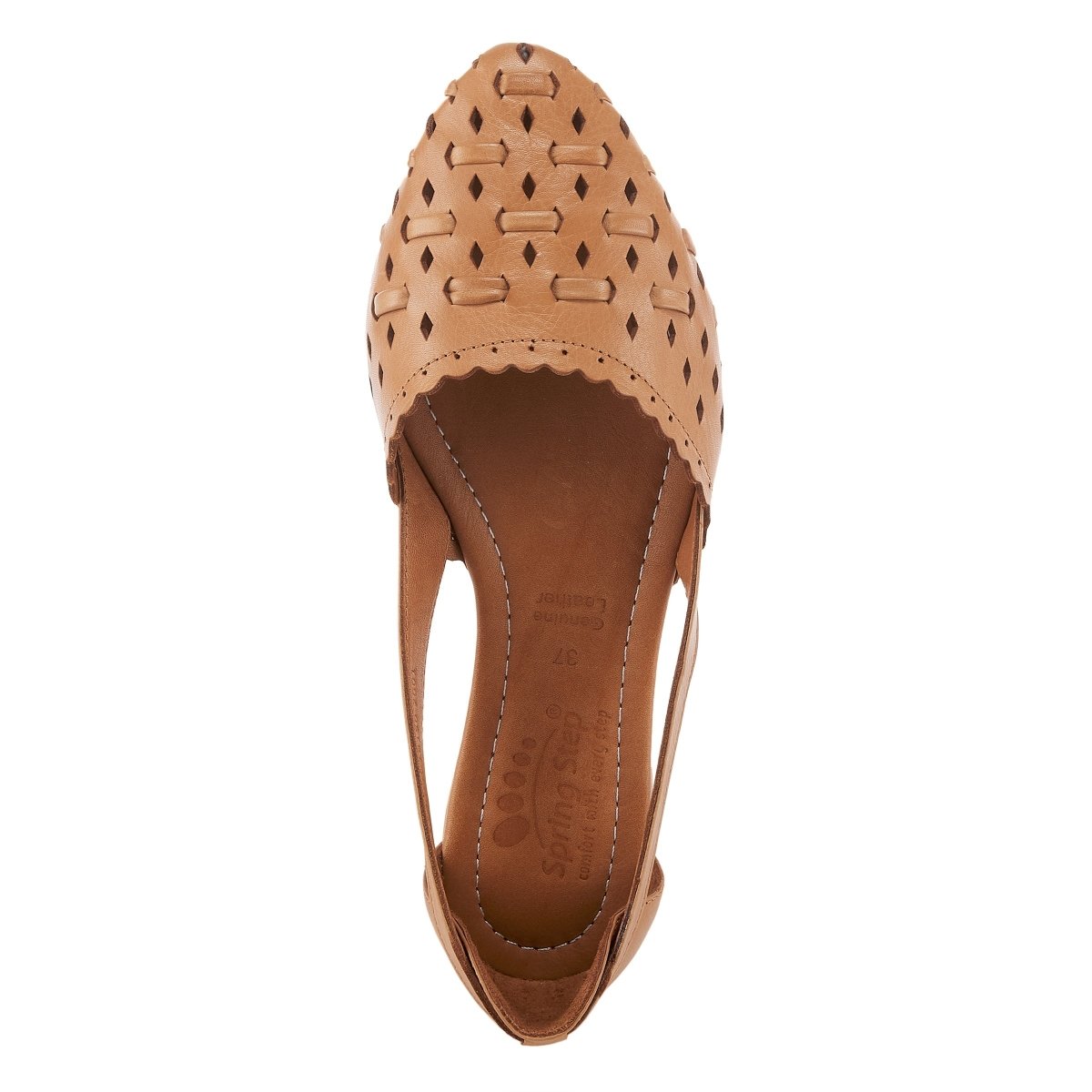 Spring Step Shoes Delorse Women's Leather D'Orsay Slip On Shoes