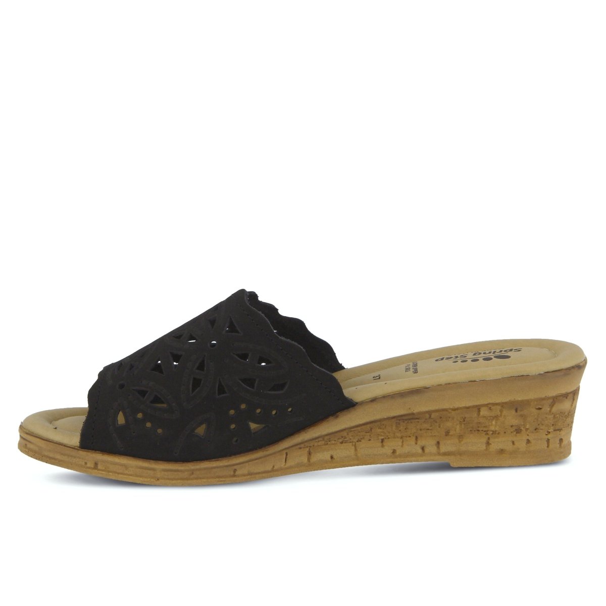 Spring Step Shoes Estella Slide Sandal Women’s Leather Wedge