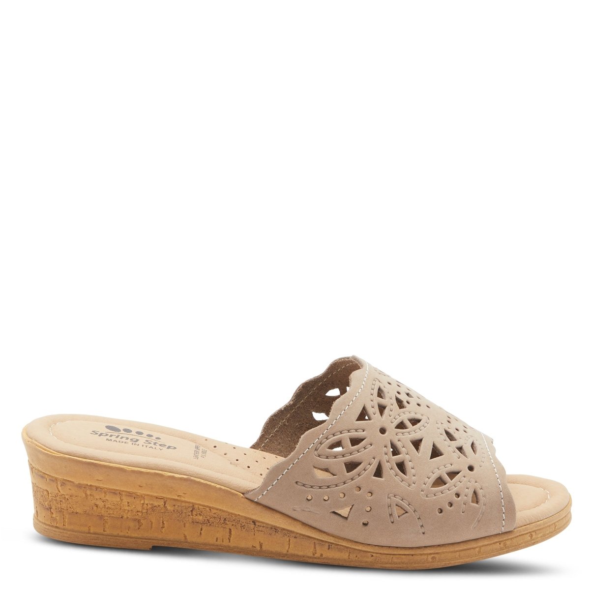 Spring Step Shoes Estella Slide Sandal Women’s Leather Wedge