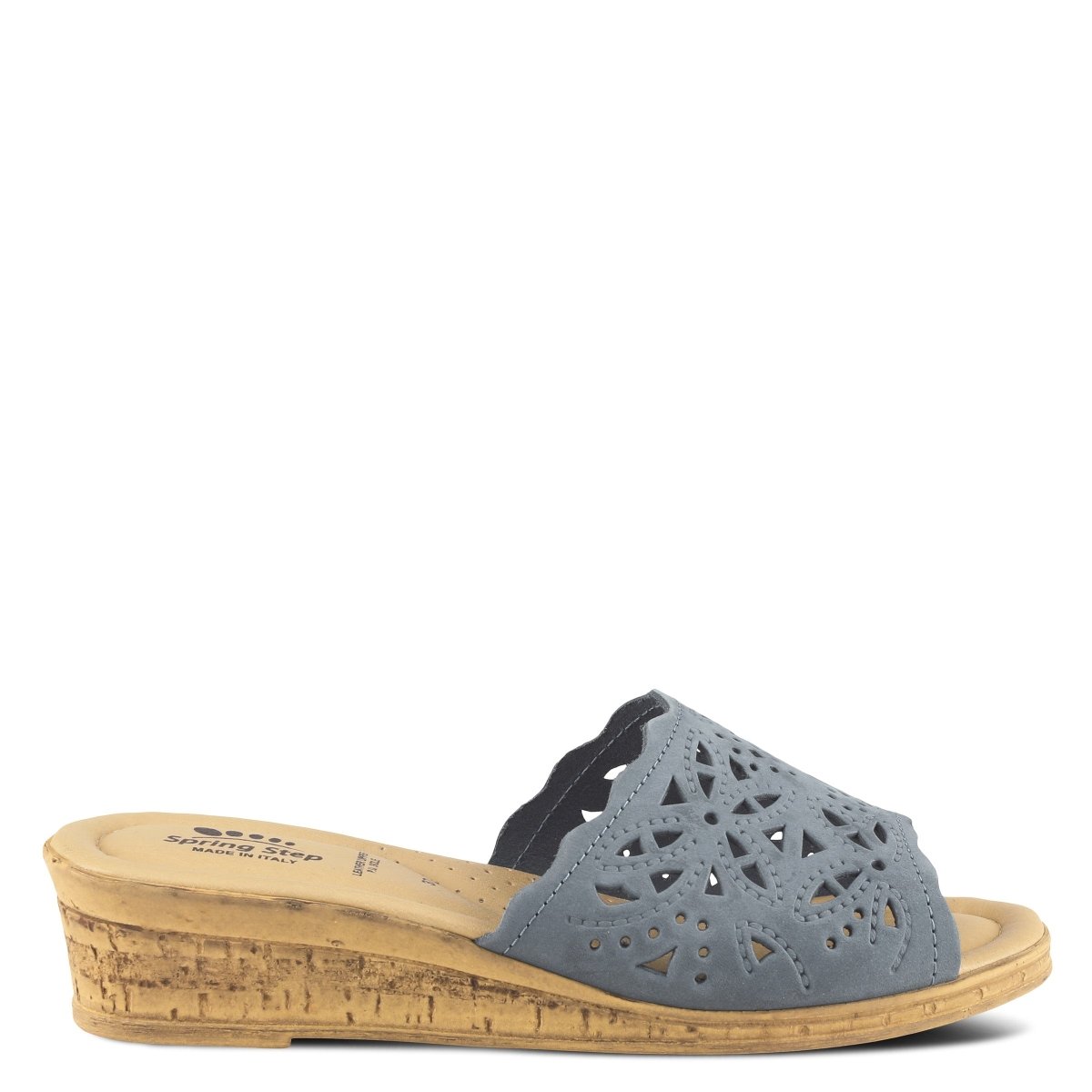 Spring Step Shoes Estella Slide Sandal Women’s Leather Wedge