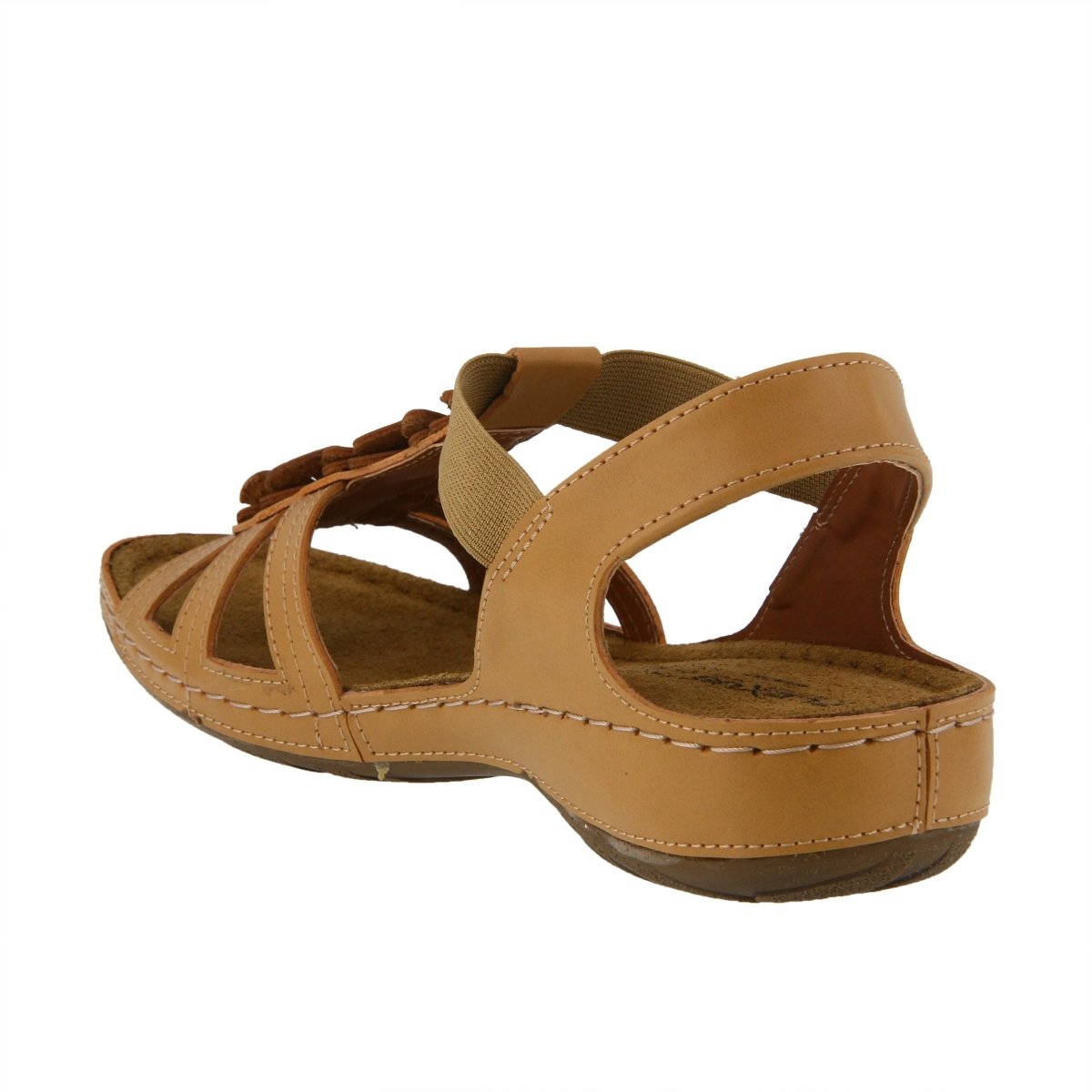 Spring Step Shoes Flexus Adede Slingback Sandal Women’s Leather Floral