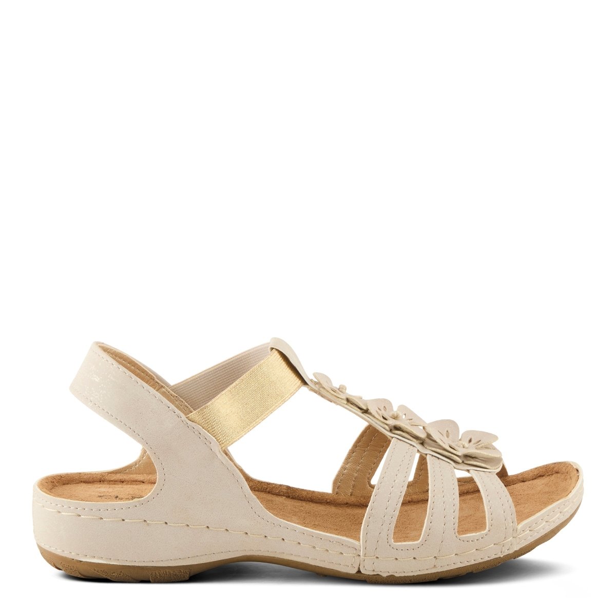 Spring Step Shoes Flexus Adede Slingback Sandal Women’s Leather Floral