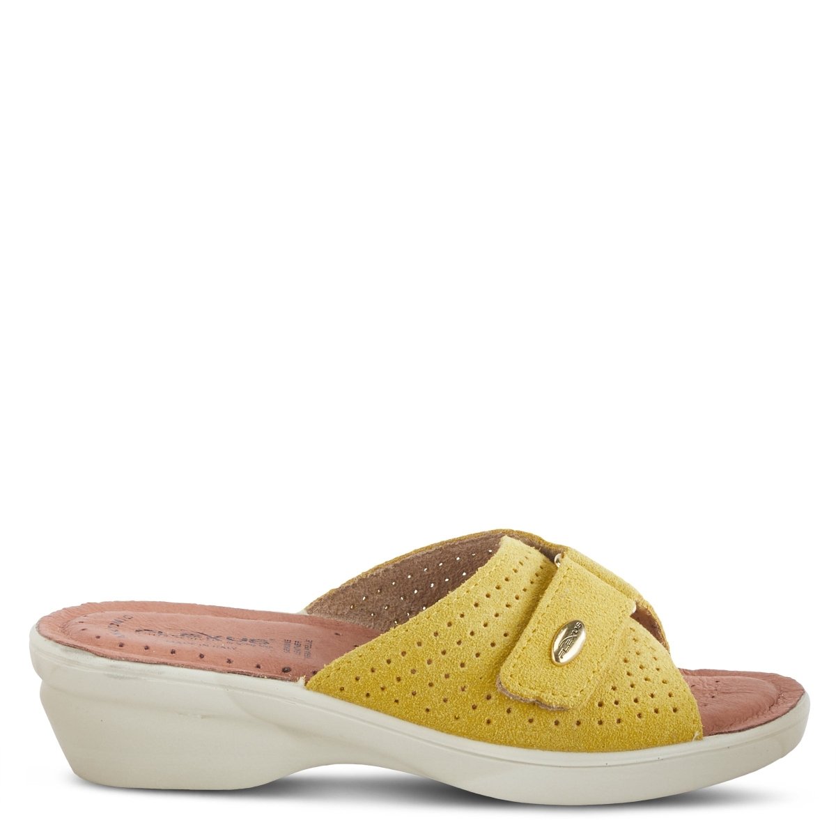 Spring Step Shoes Flexus Kea Slide Sandal Women’s Suede Leather Made In Italy