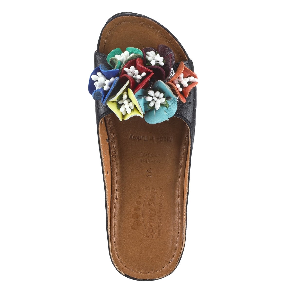 Spring Step Shoes Flowerchild Women’s Leather Multicolor Sandal