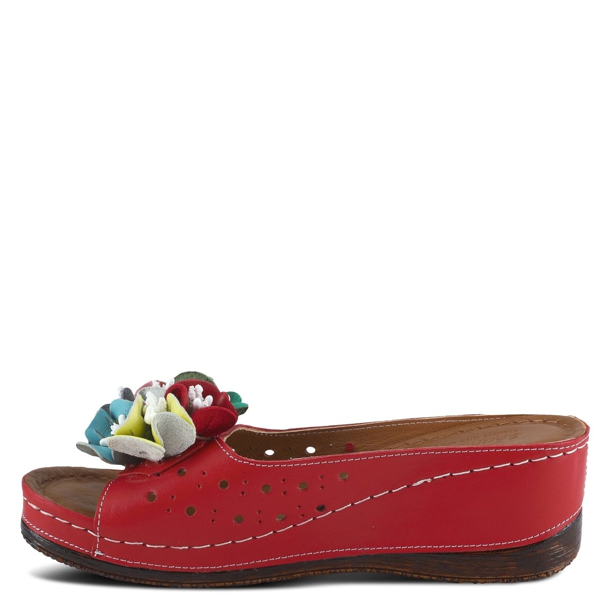 Spring Step Shoes Flowerchild Women’s Leather Multicolor Sandal