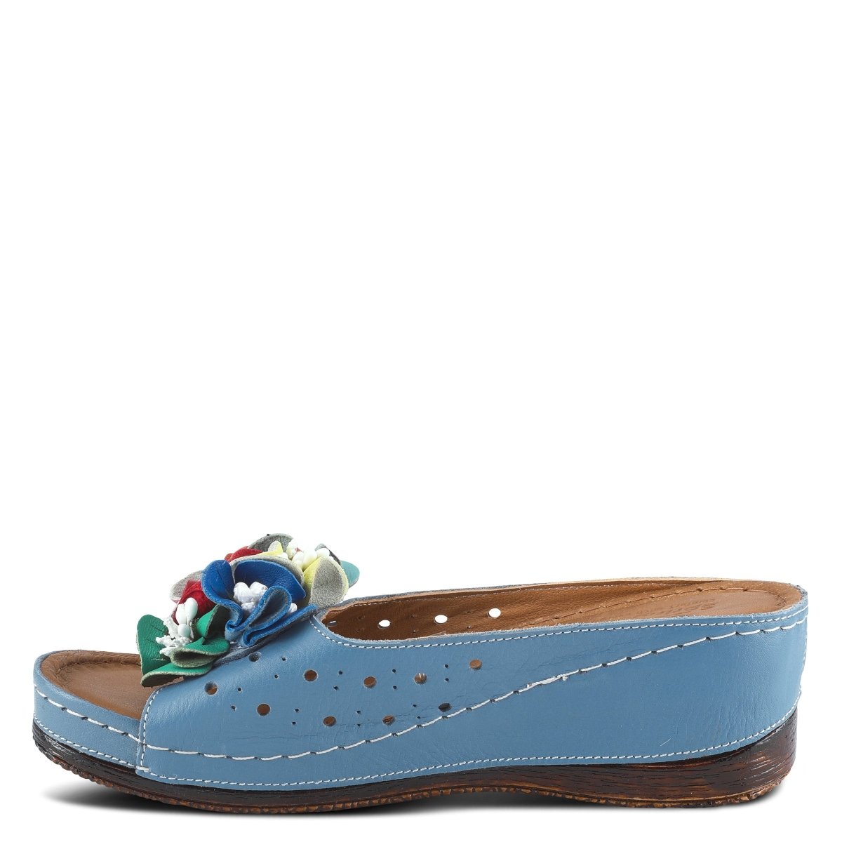 Spring Step Shoes Flowerchild Women’s Leather Multicolor Sandal