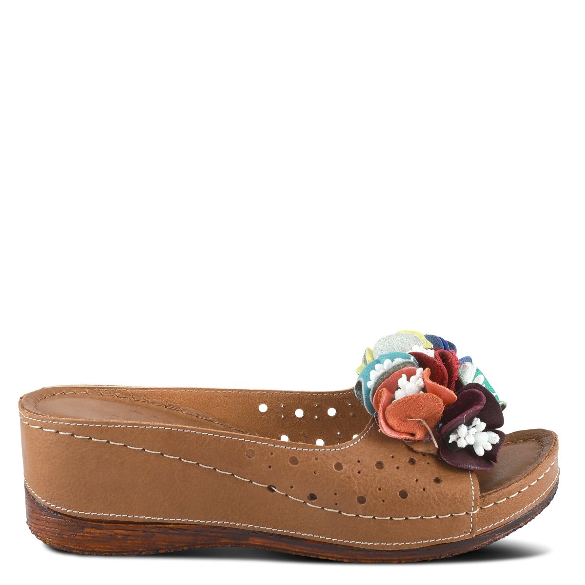 Spring Step Shoes Flowerchild Women’s Leather Multicolor Sandal