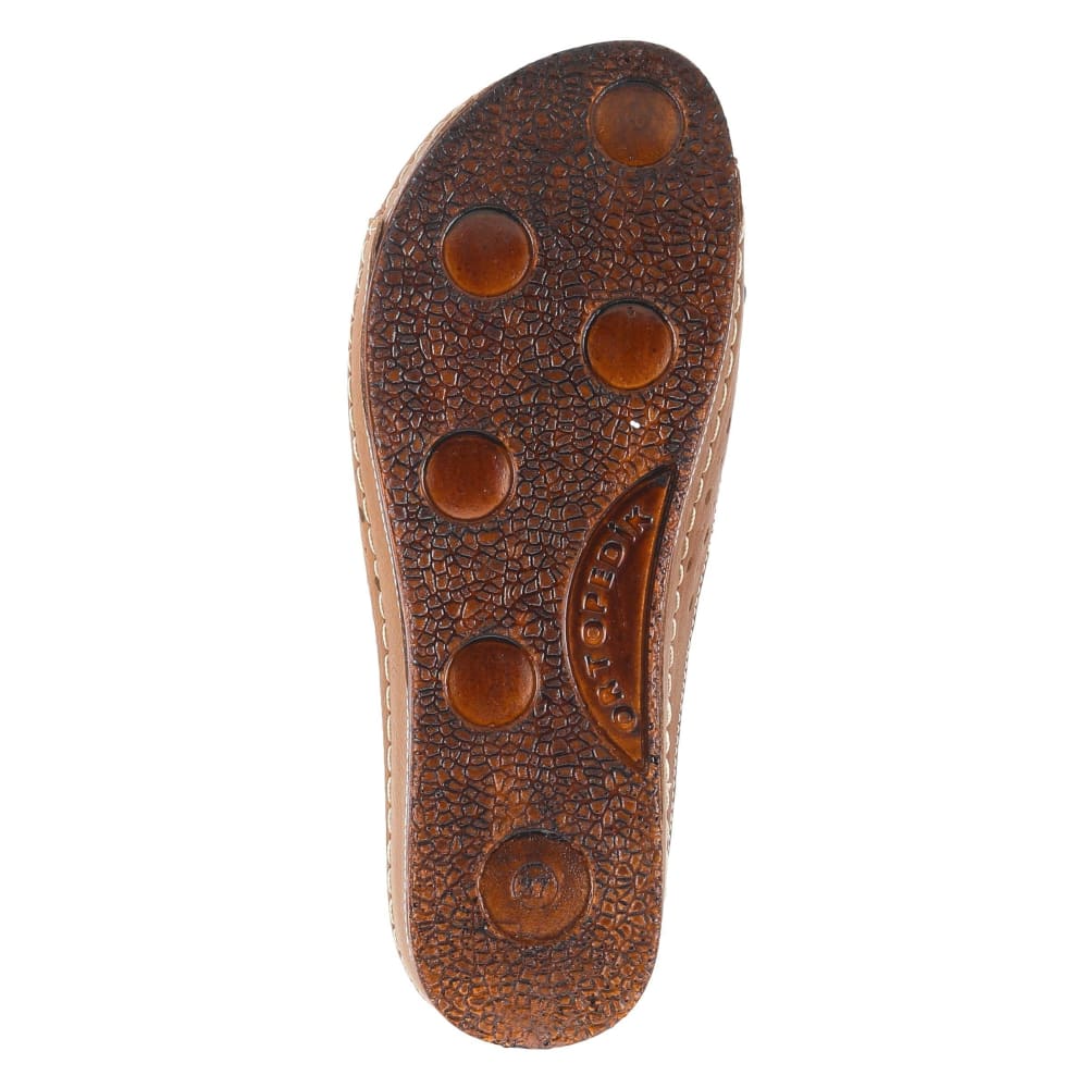 Spring Step Shoes Flowerchild Women's Leather Slide Sandals