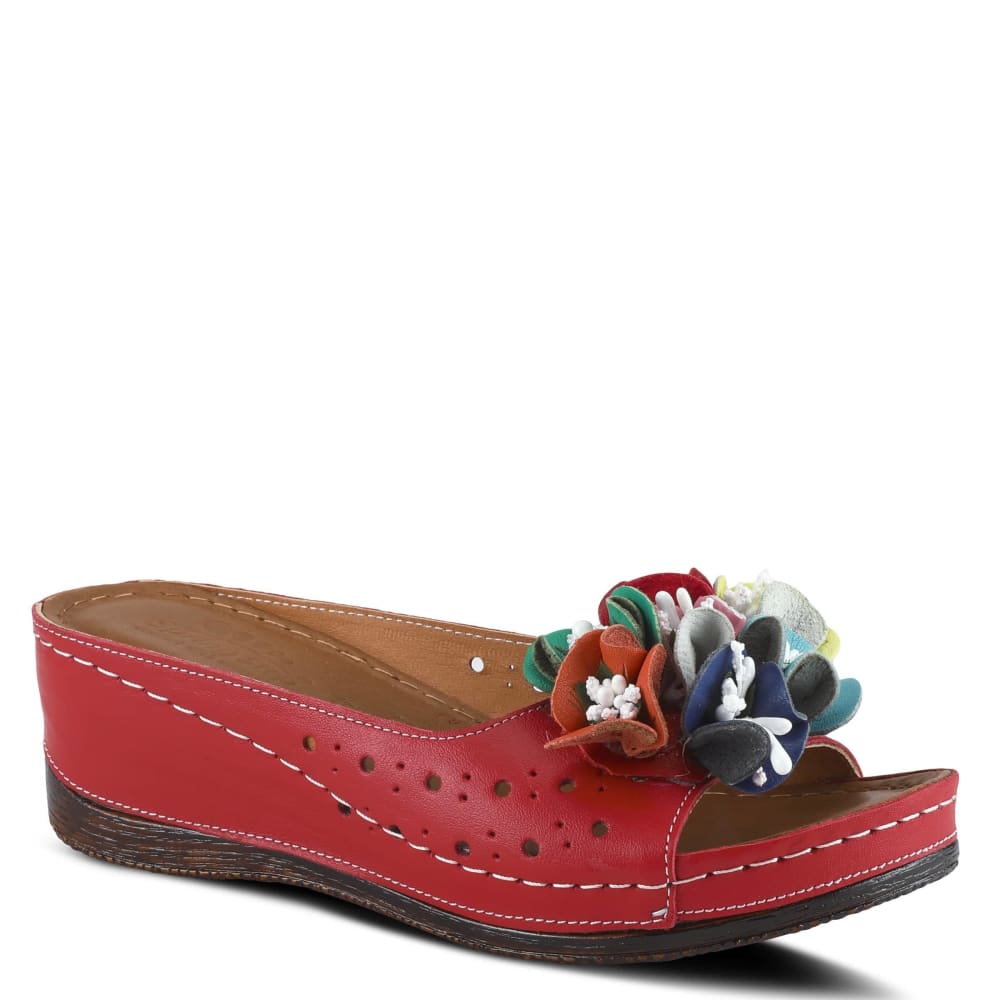 Spring Step Shoes Flowerchild Women's Leather Slide Sandals